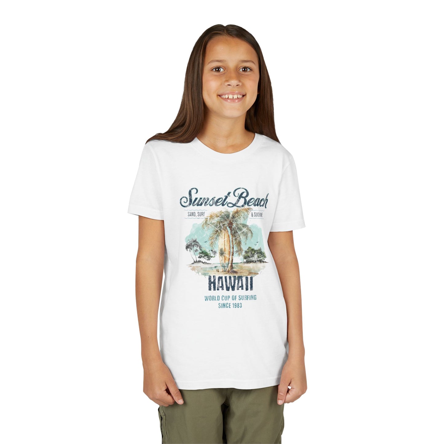 Hawaii Sunset Beach Youth T-shirt