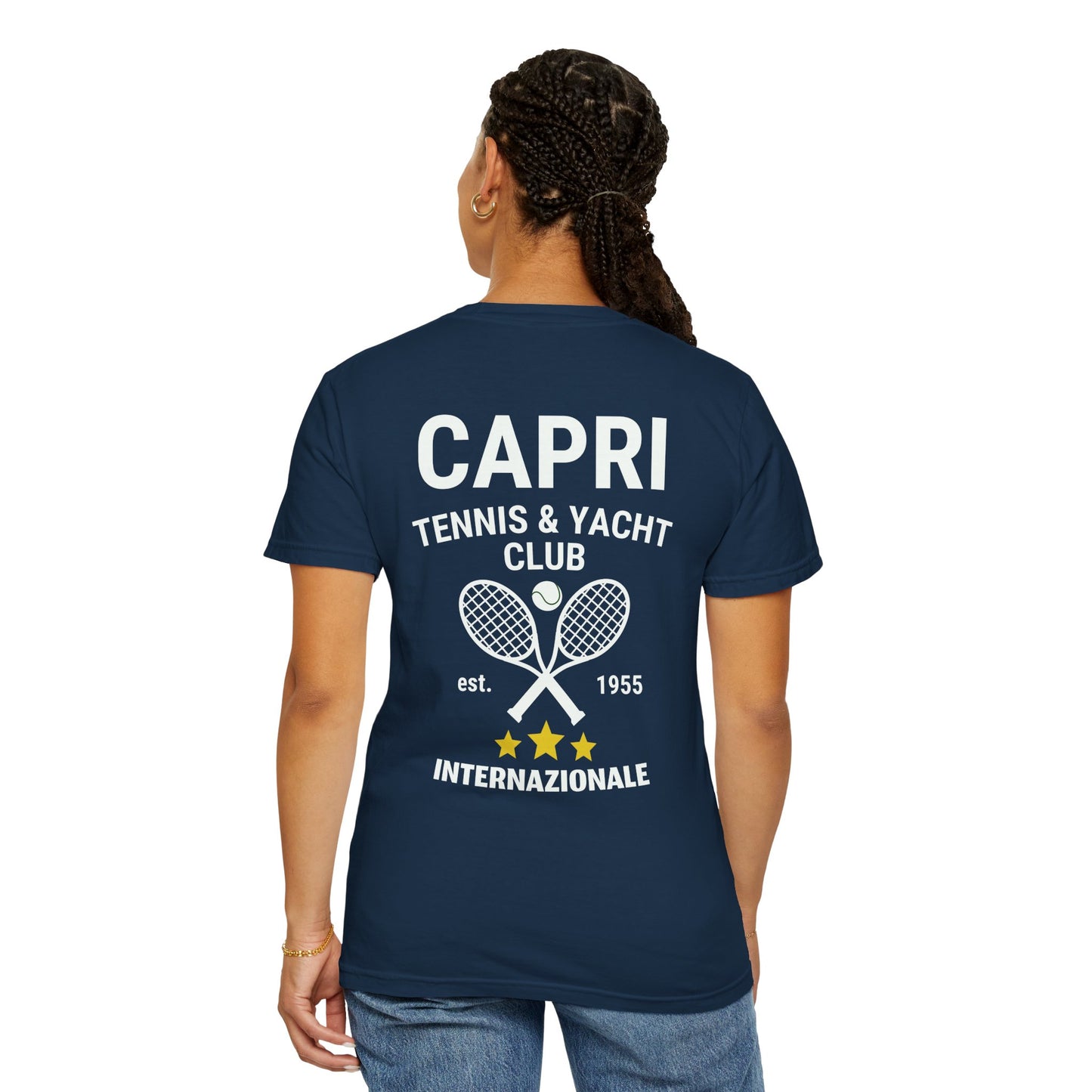 Capri Tennis & Yacht Club Graphic T-Shirt
