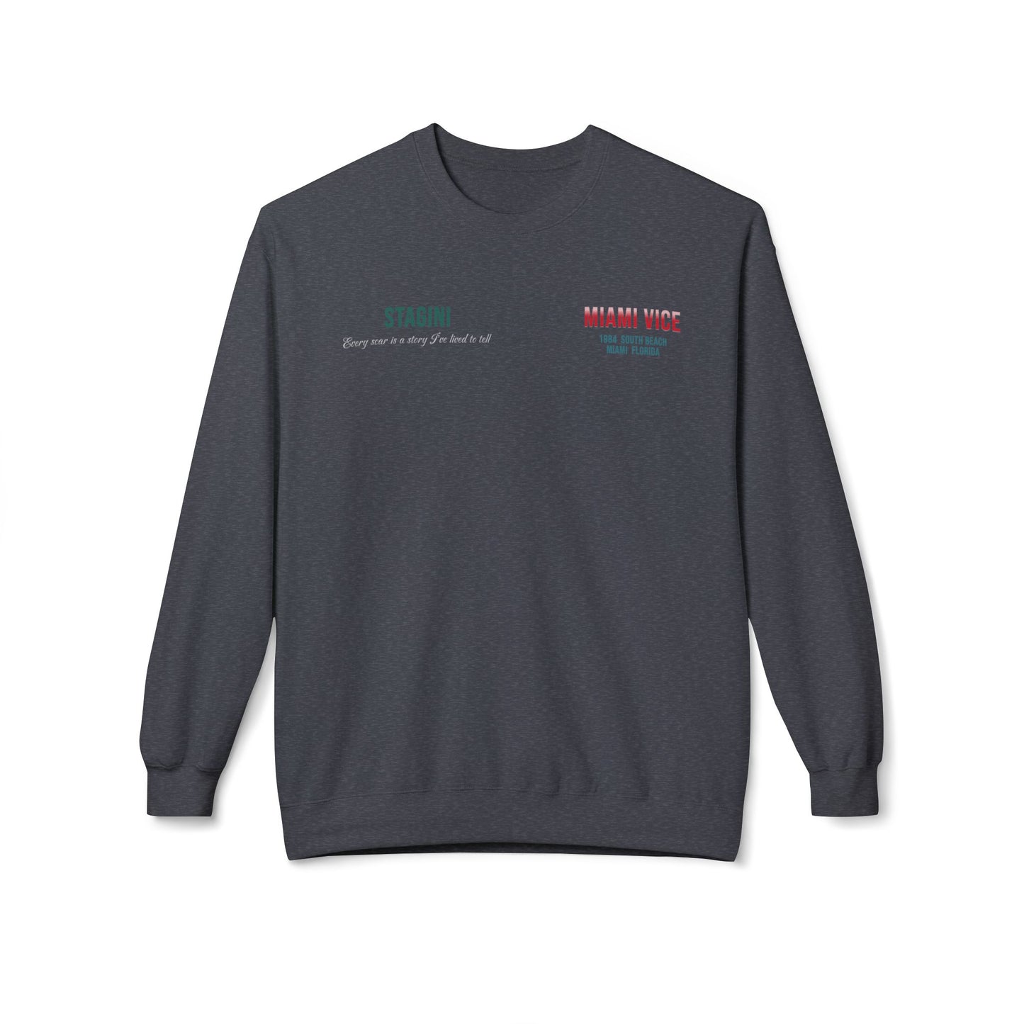 Miami Vice 1980s Retro Graphic Sweatshirt