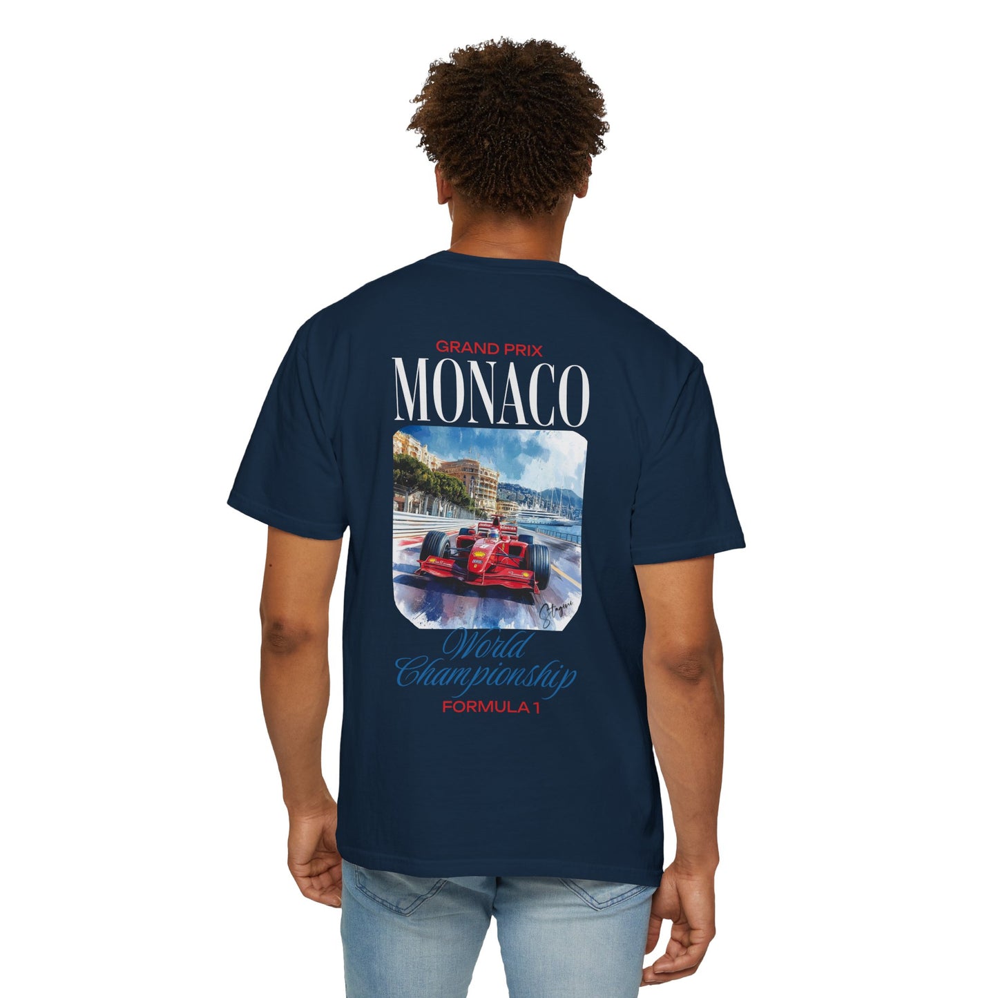 Monaco Grand Prix Formula 1 Retro Graphic T-Shirt