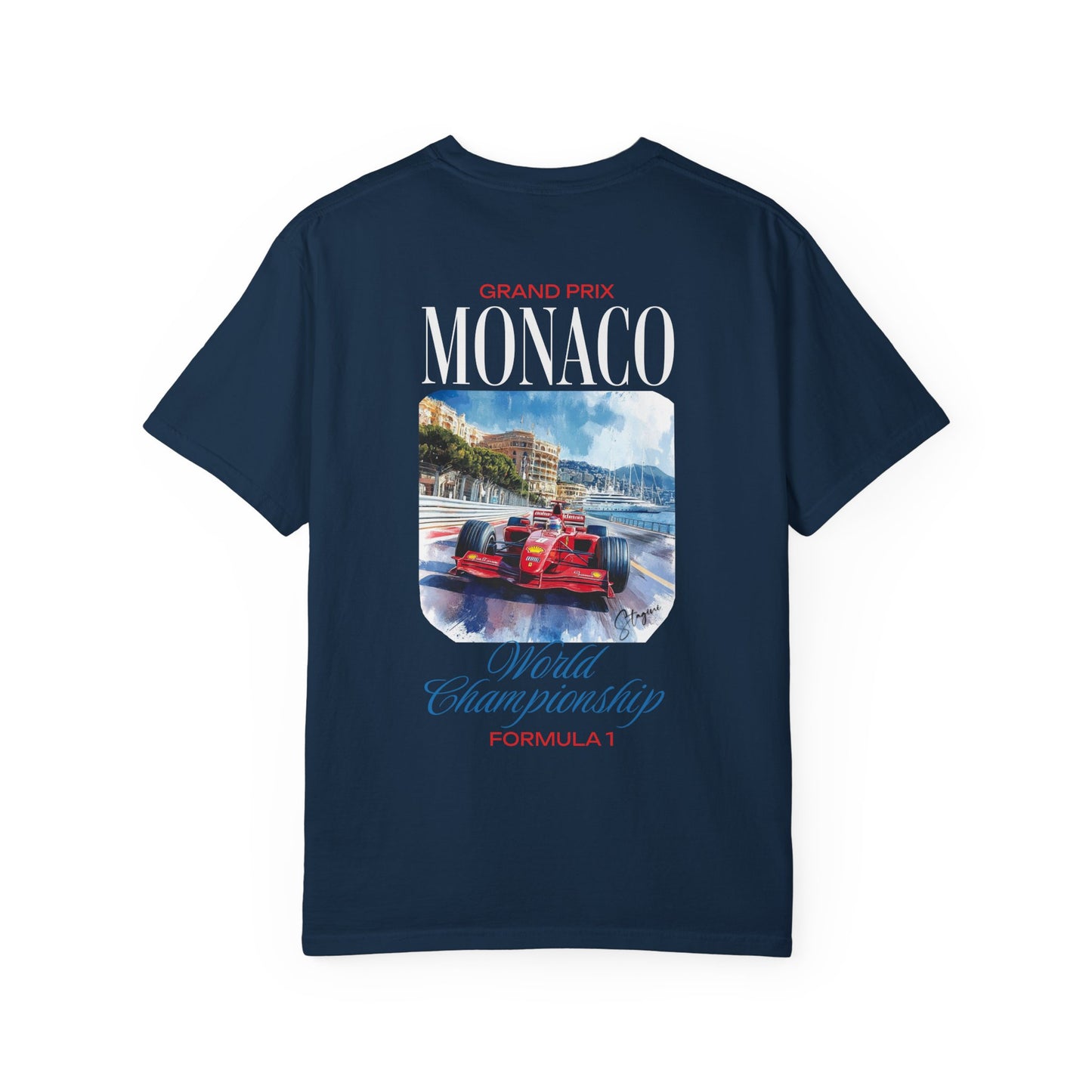 Monaco Grand Prix Formula 1 Retro Graphic T-Shirt