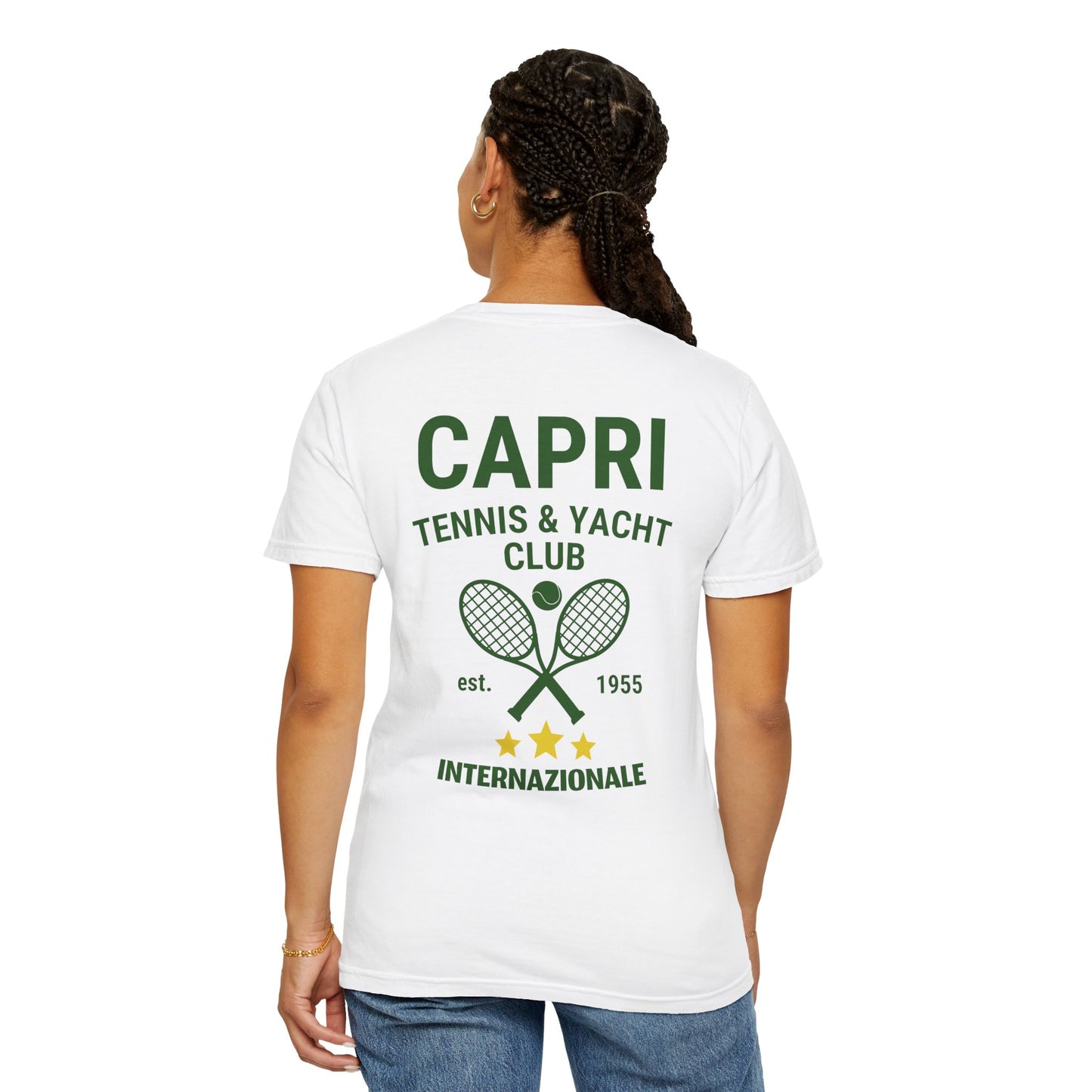 Capri Tennis & Yacht Club Graphic T-Shirt