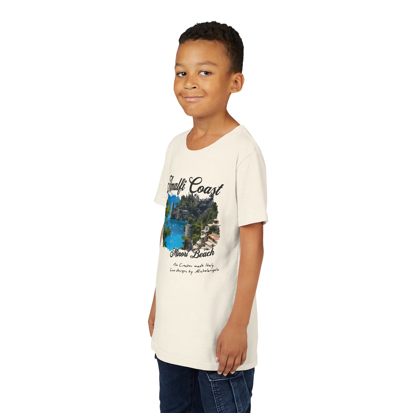 Amalfi Coast Minori Beach Youth T-shirt