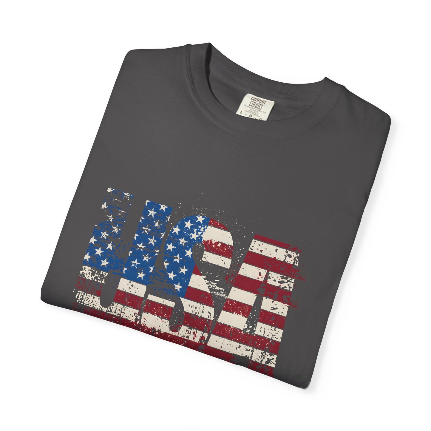 USA American Flag Graphic T-Shirt