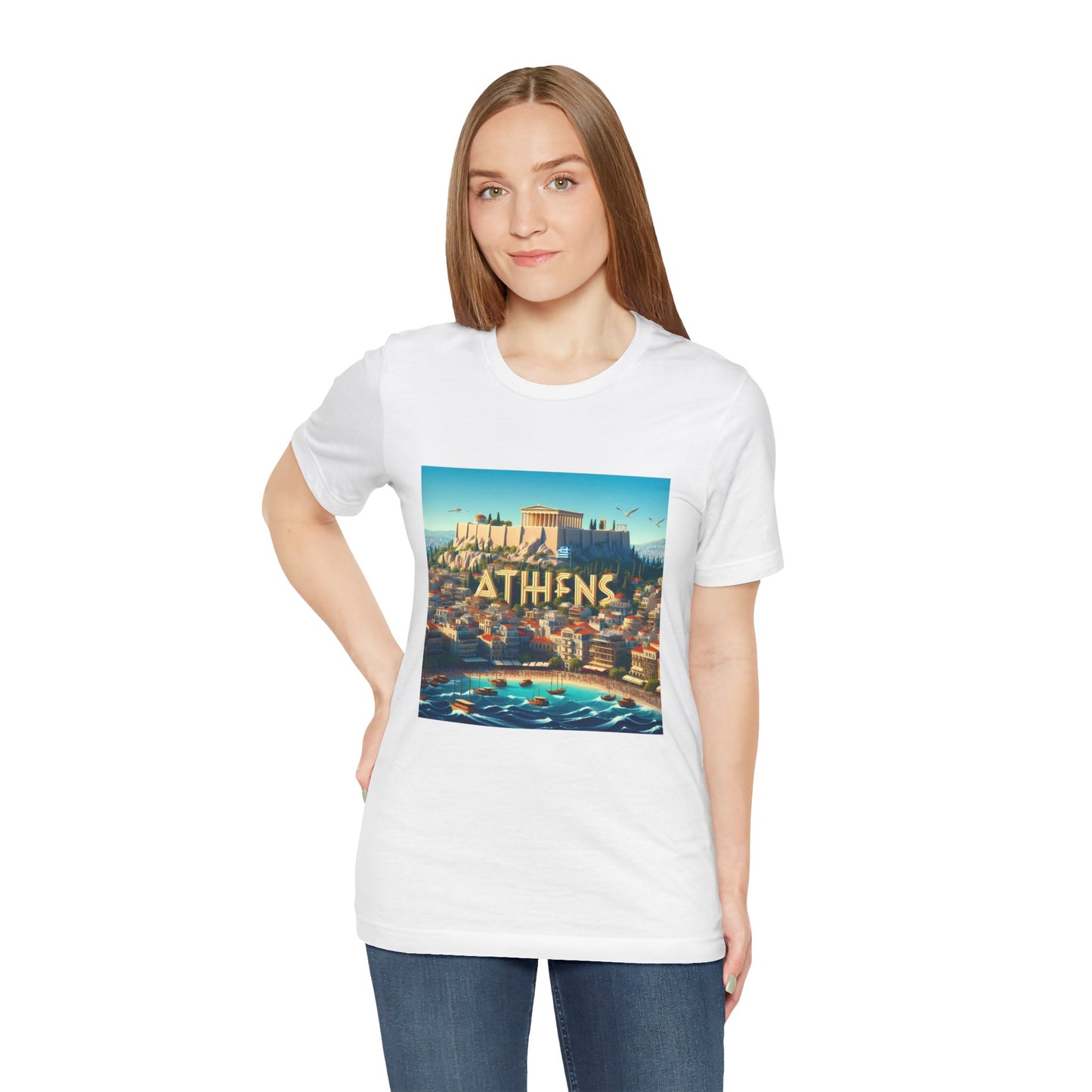 Athens Disney Pixar Style Jersey Short Sleeve Tee