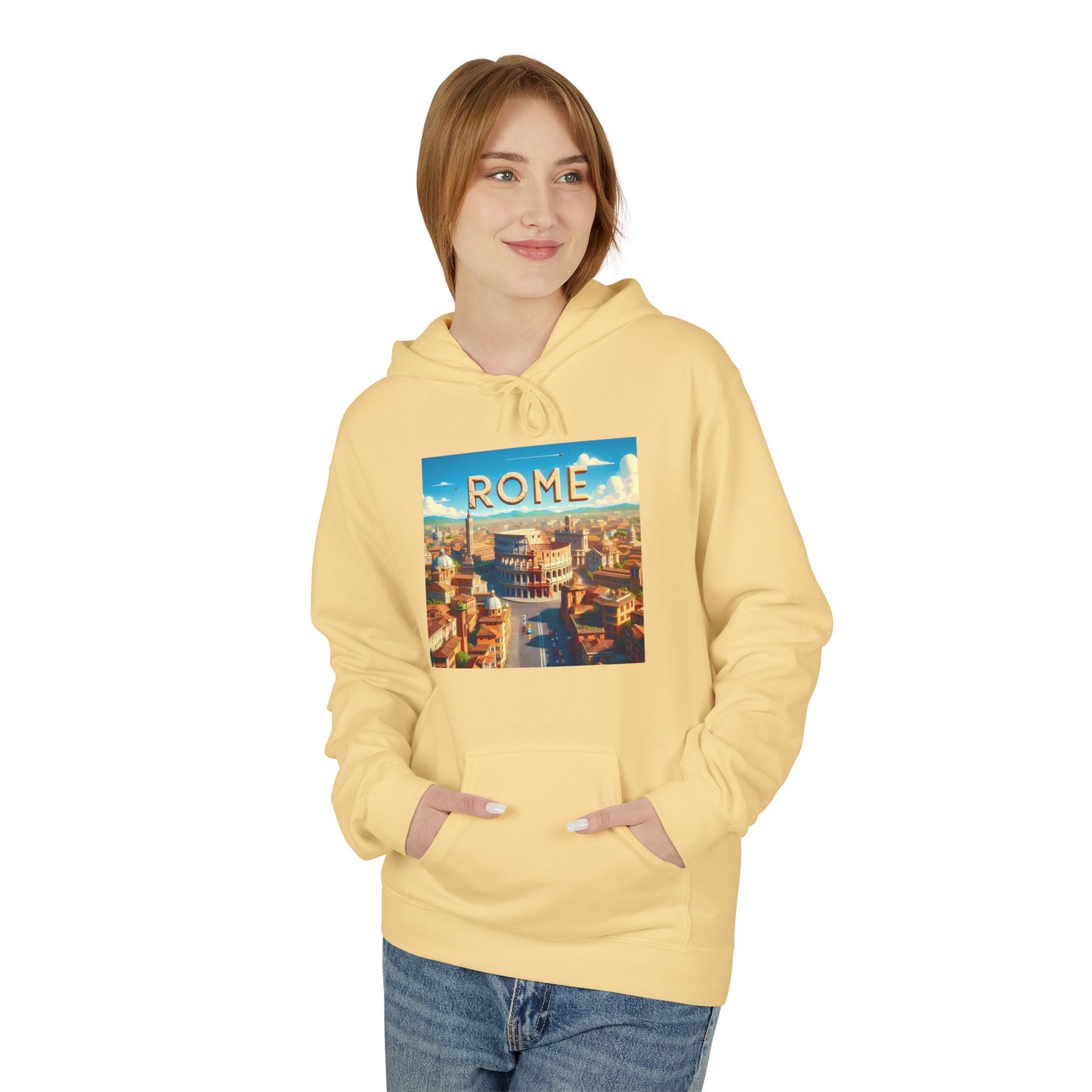 Rome Disney Pixar Style Midweight Softstyle Fleece Hoodie