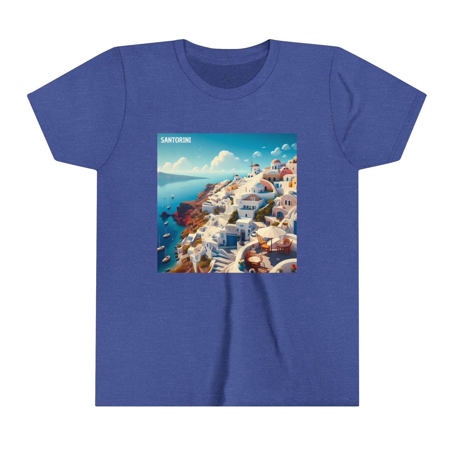 Santorini Oia Disney Pixar Youth Short Sleeve Tee