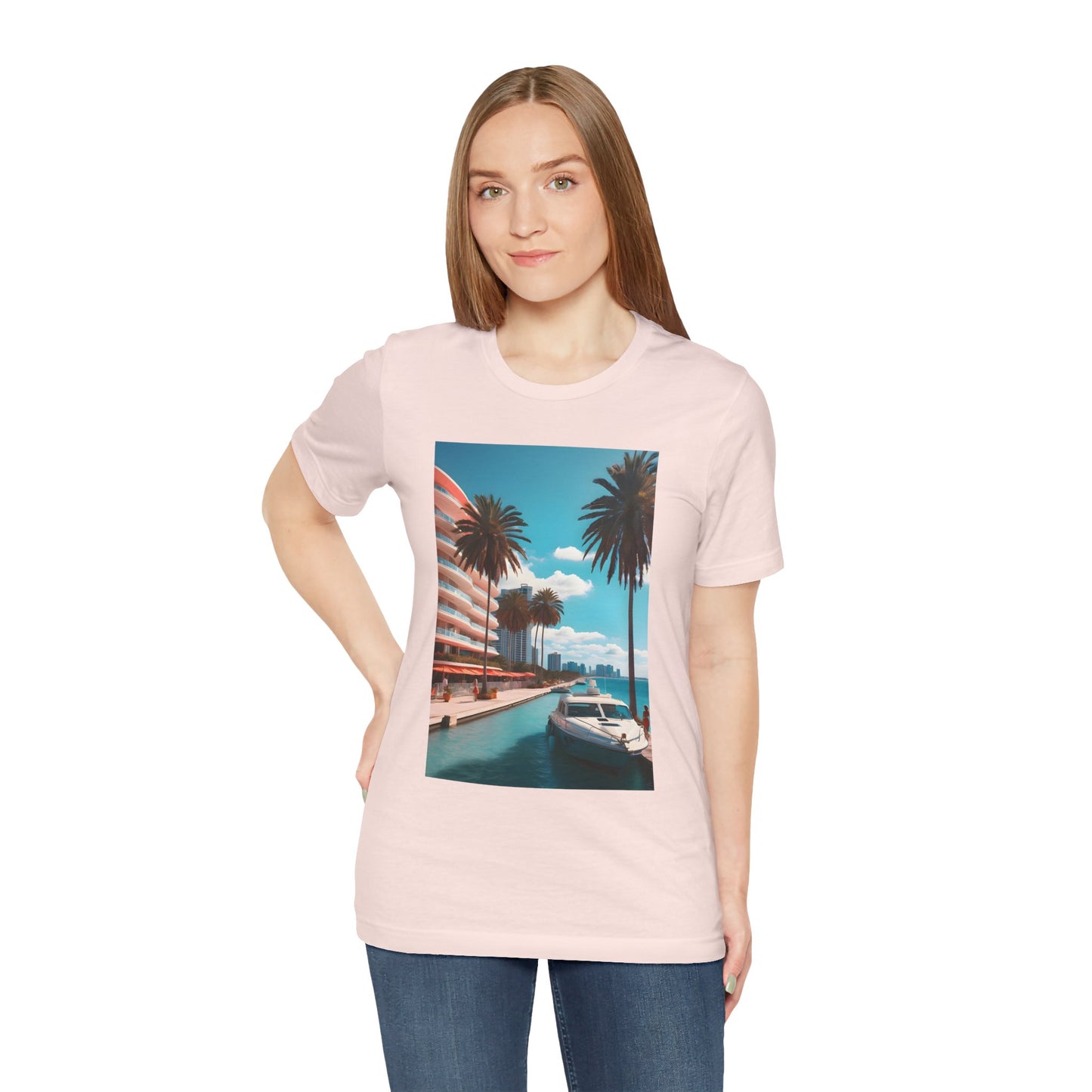 Marina Beach Jersey Short Sleeve Tee