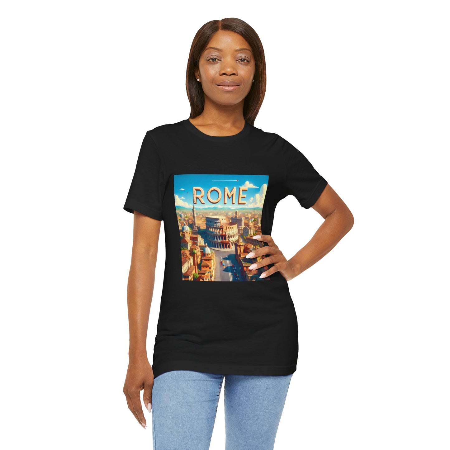 Rome Disney Pixar Style Jersey Short Sleeve Tee