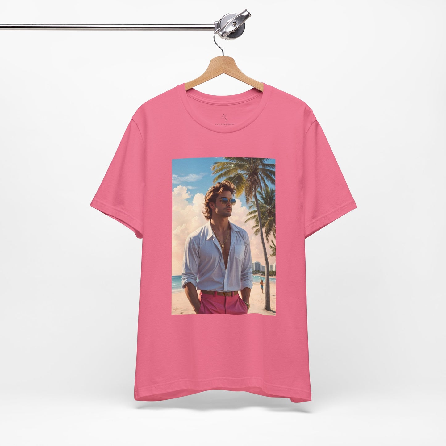 Walking On The Beach Jersey Short Sleeve Tee