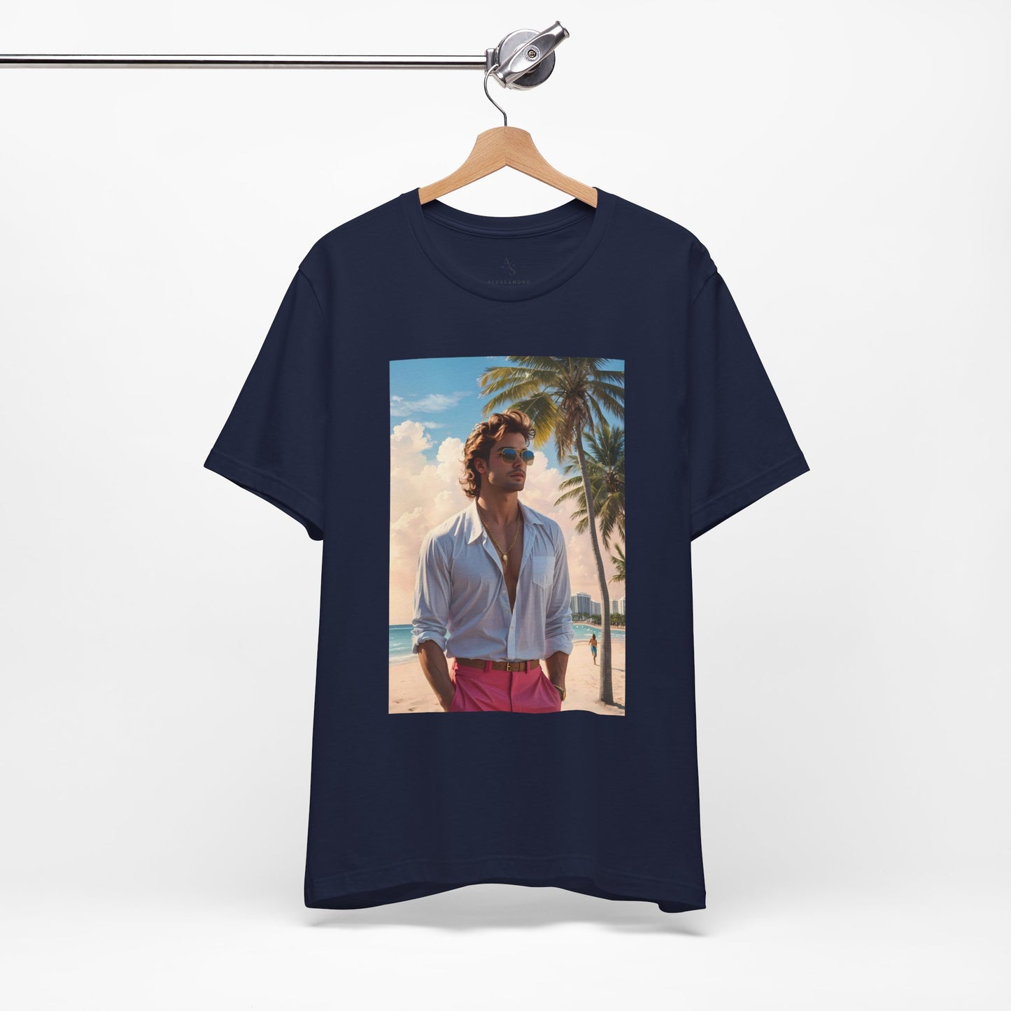 Walking On The Beach Jersey Short Sleeve Tee