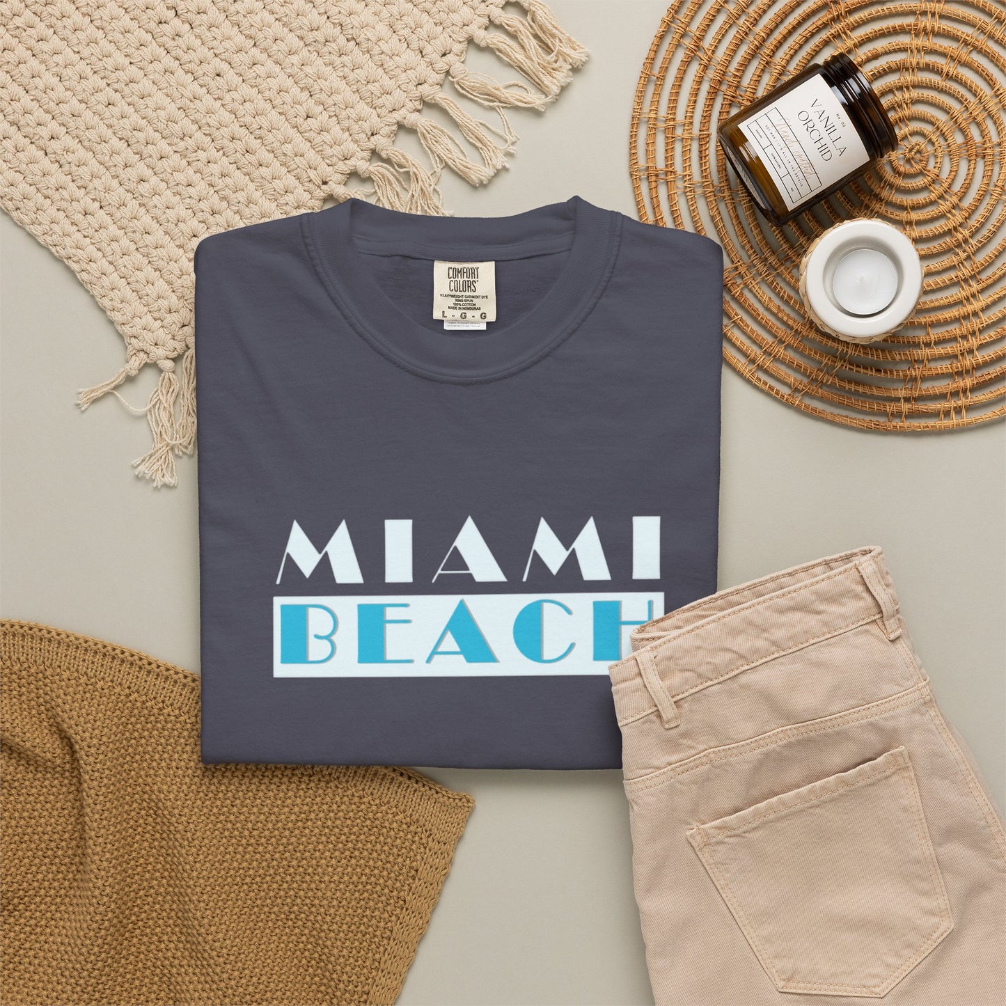 Miami Beach Retro Graphic T-Shirt