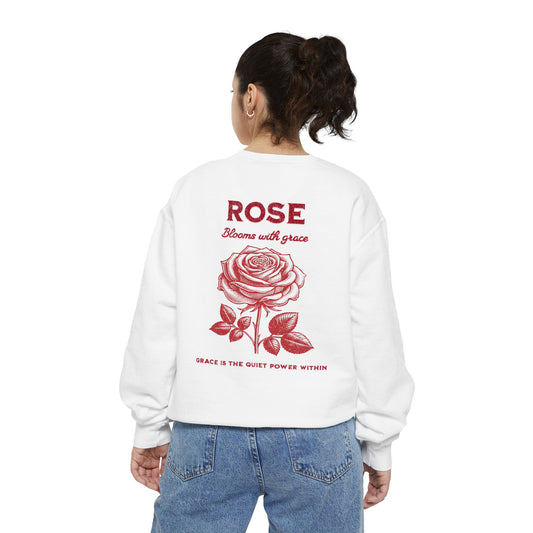 Rose Garment-Dyed Sweatshirt