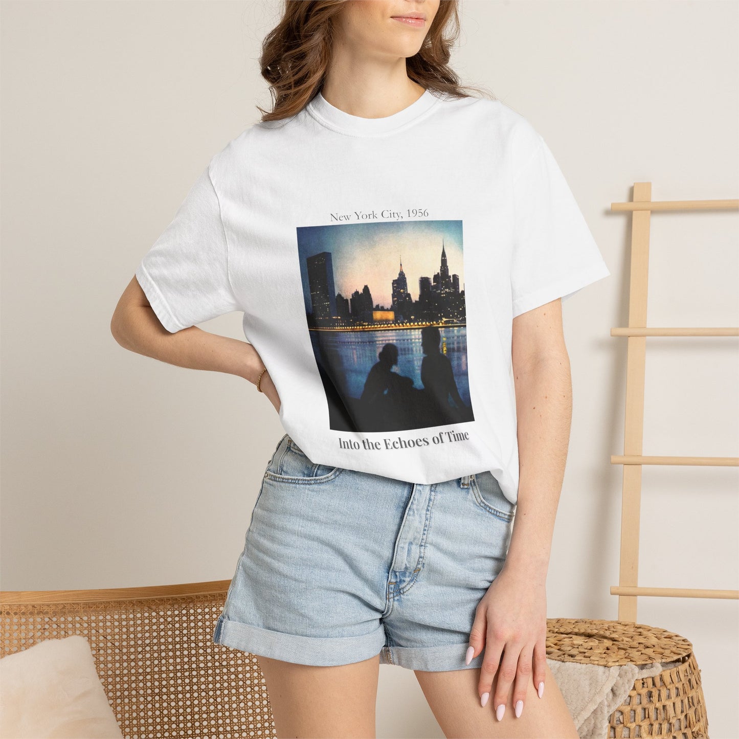 New York City Manhattan Photograph 1950s Graphic T-Shirt