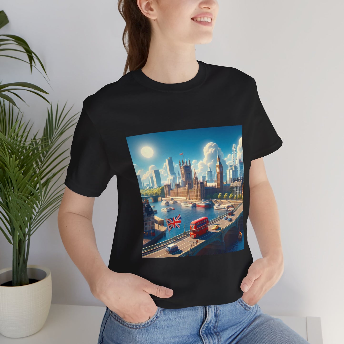 London Disney Pixar Style Jersey Short Sleeve Tee