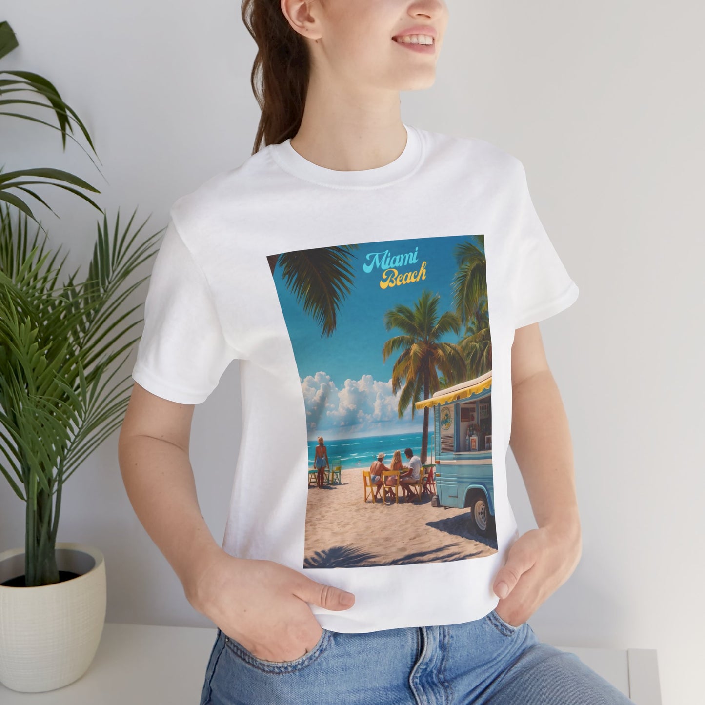 Miami Beach Retrosense Jersey Short Sleeve Tee