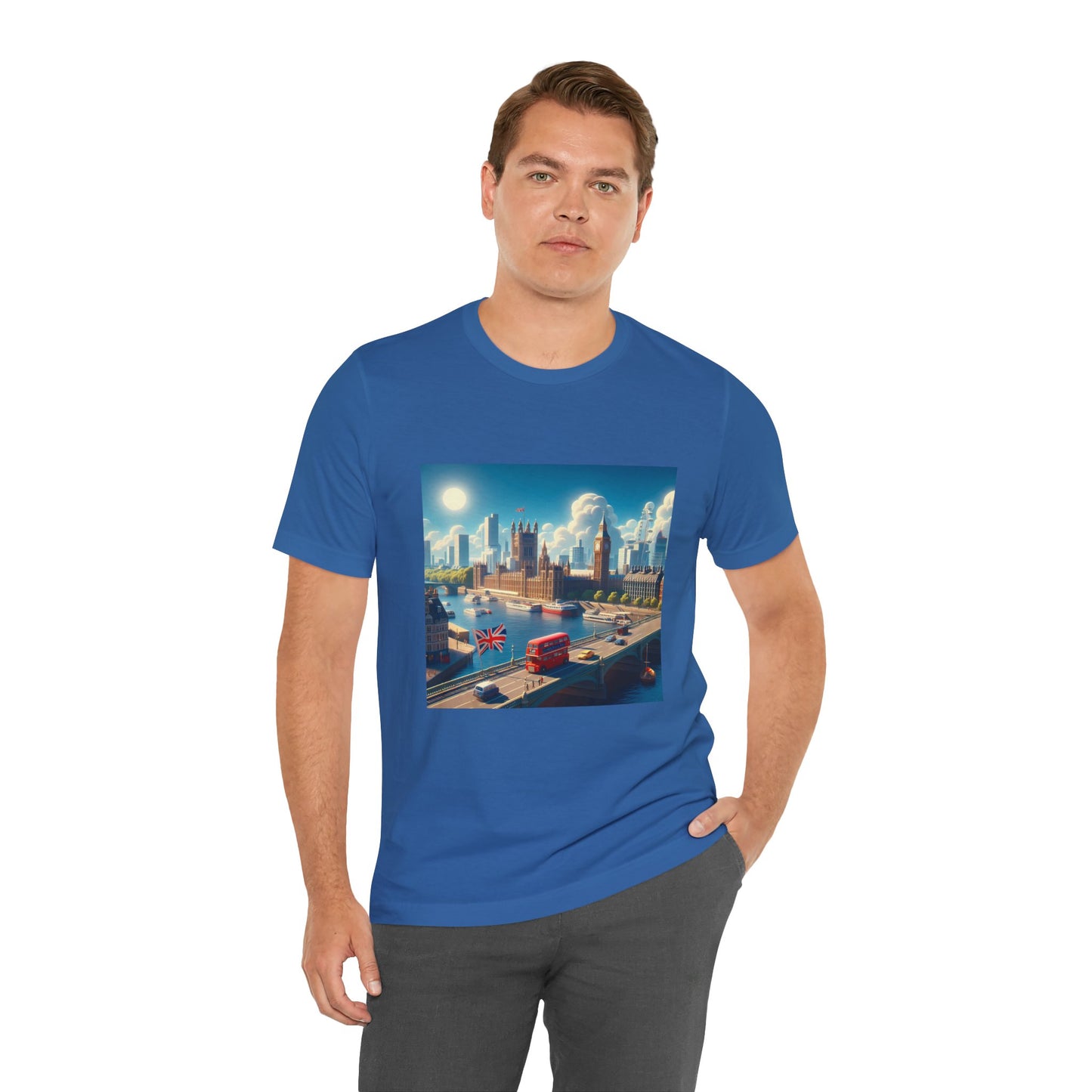 London Disney Pixar Style Jersey Short Sleeve Tee