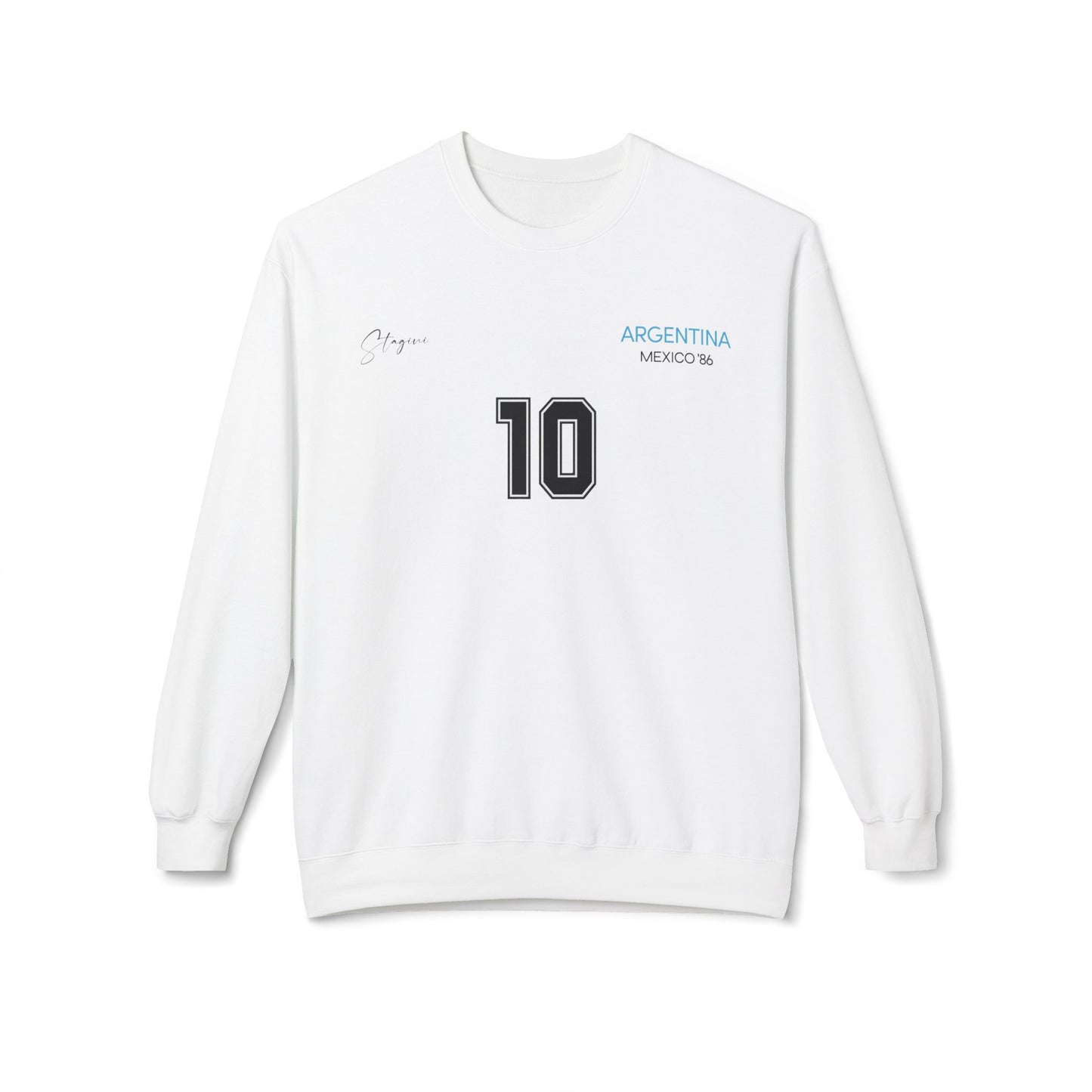 Argentina Football World Champions Mexico '86 Retro Graphic Sweatshirt
