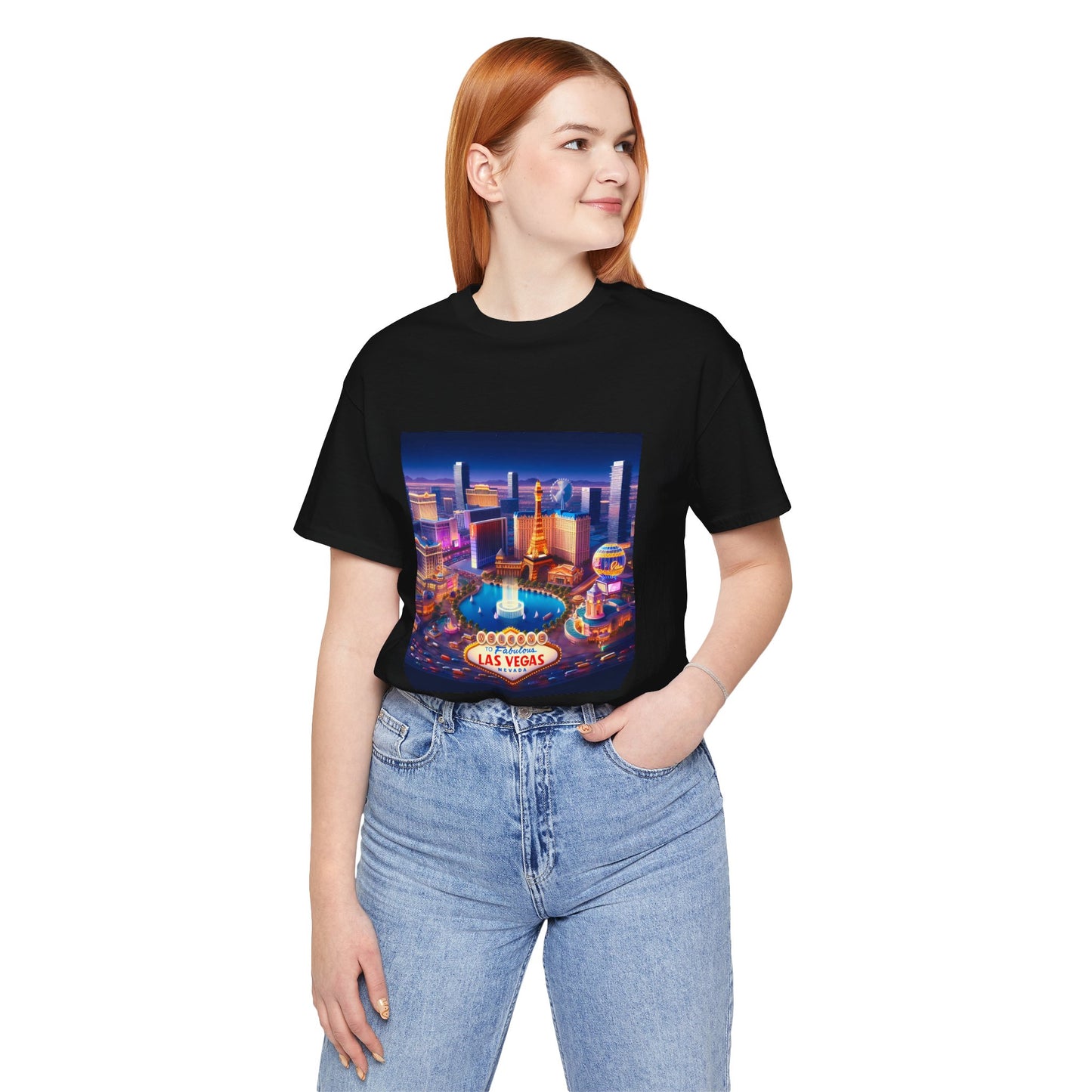 Las Vegas Disney Pixar Style Jersey Short Sleeve Tee