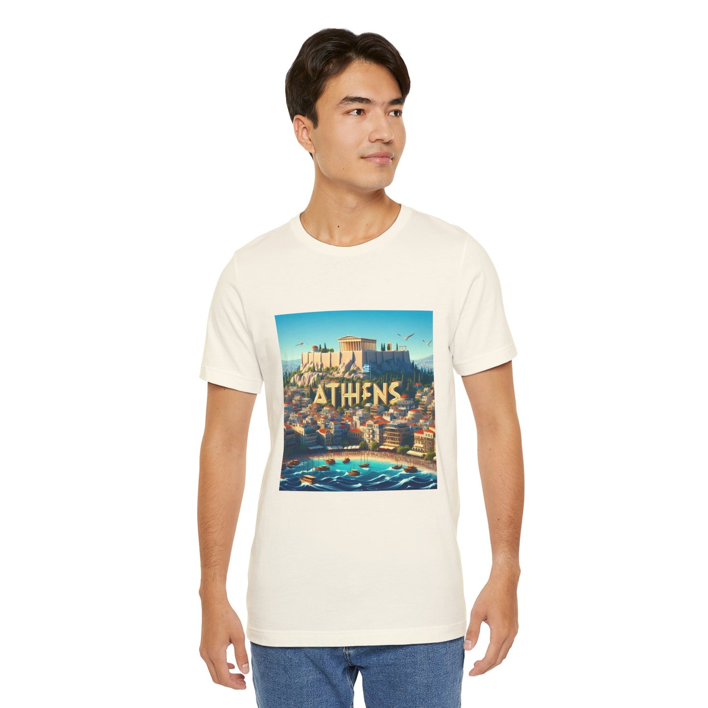 Athens Disney Pixar Style Jersey Short Sleeve Tee