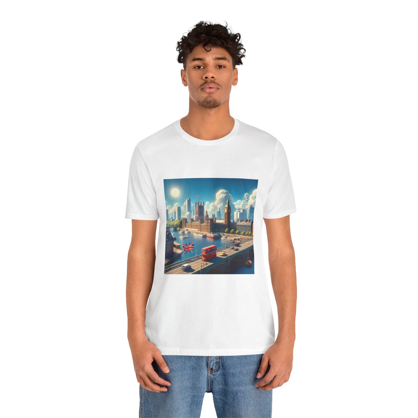 London Disney Pixar Style Jersey Short Sleeve Tee