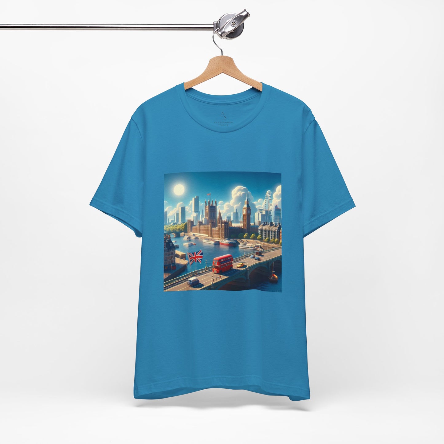 London Disney Pixar Style Jersey Short Sleeve Tee