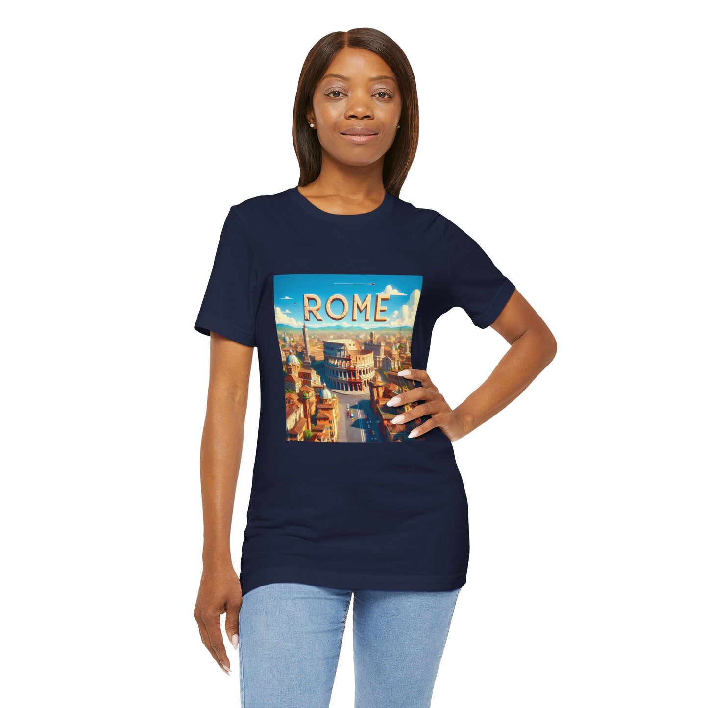 Rome Disney Pixar Style Jersey Short Sleeve Tee