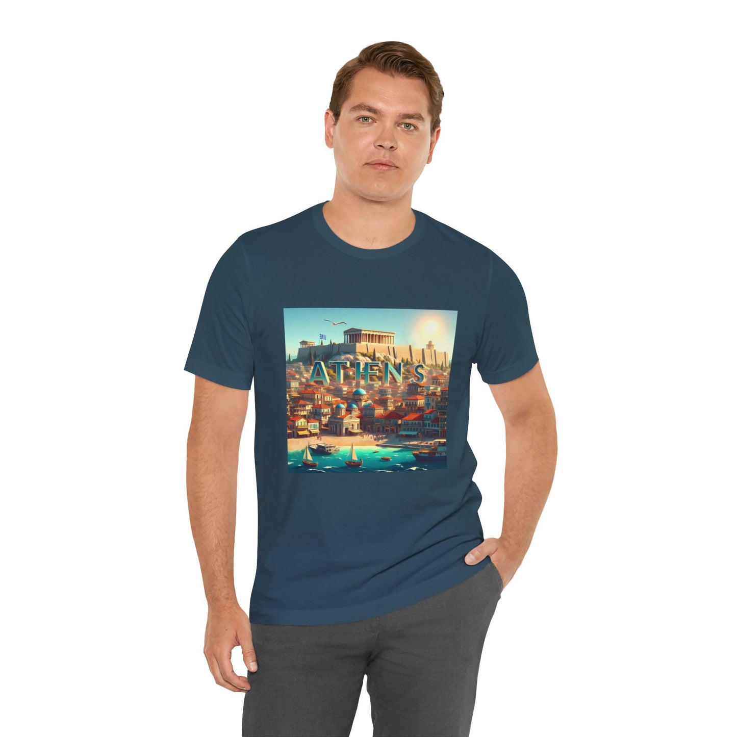 Athens Disney Pixar Style Jersey Short Sleeve Tee