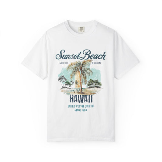Sunset Beach Hawaii Graphic T-Shirt