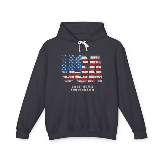USA American Flag Graphic Hoodie