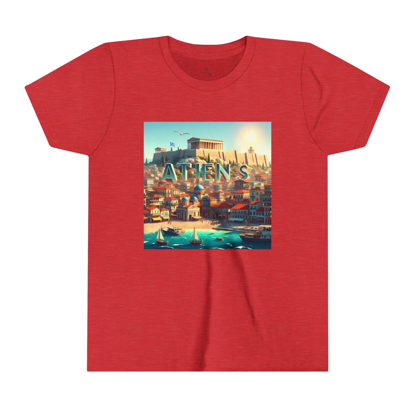 Athens Disney Pixar Style Youth Short Sleeve Tee