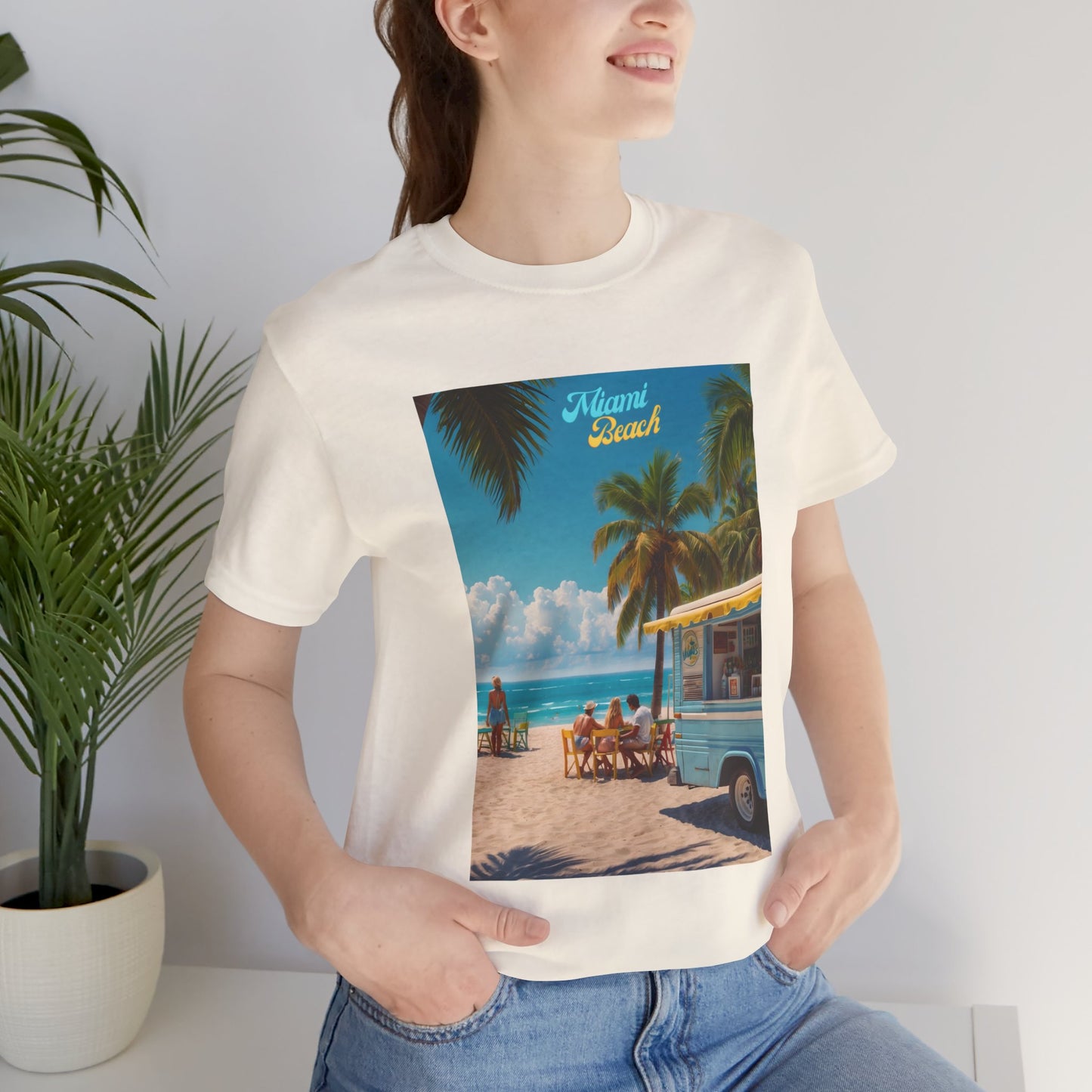 Miami Beach Retrosense Jersey Short Sleeve Tee