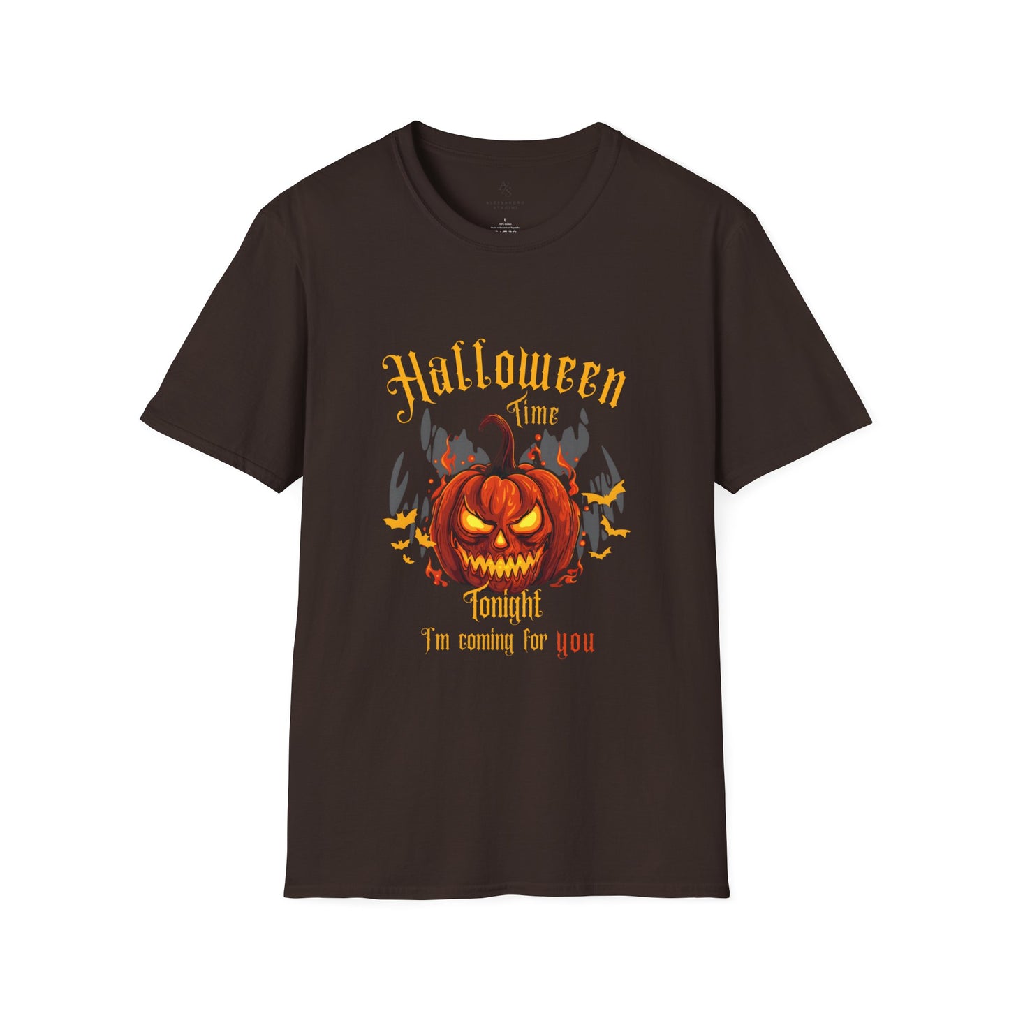 Scary Pumpkin Softstyle T-Shirt