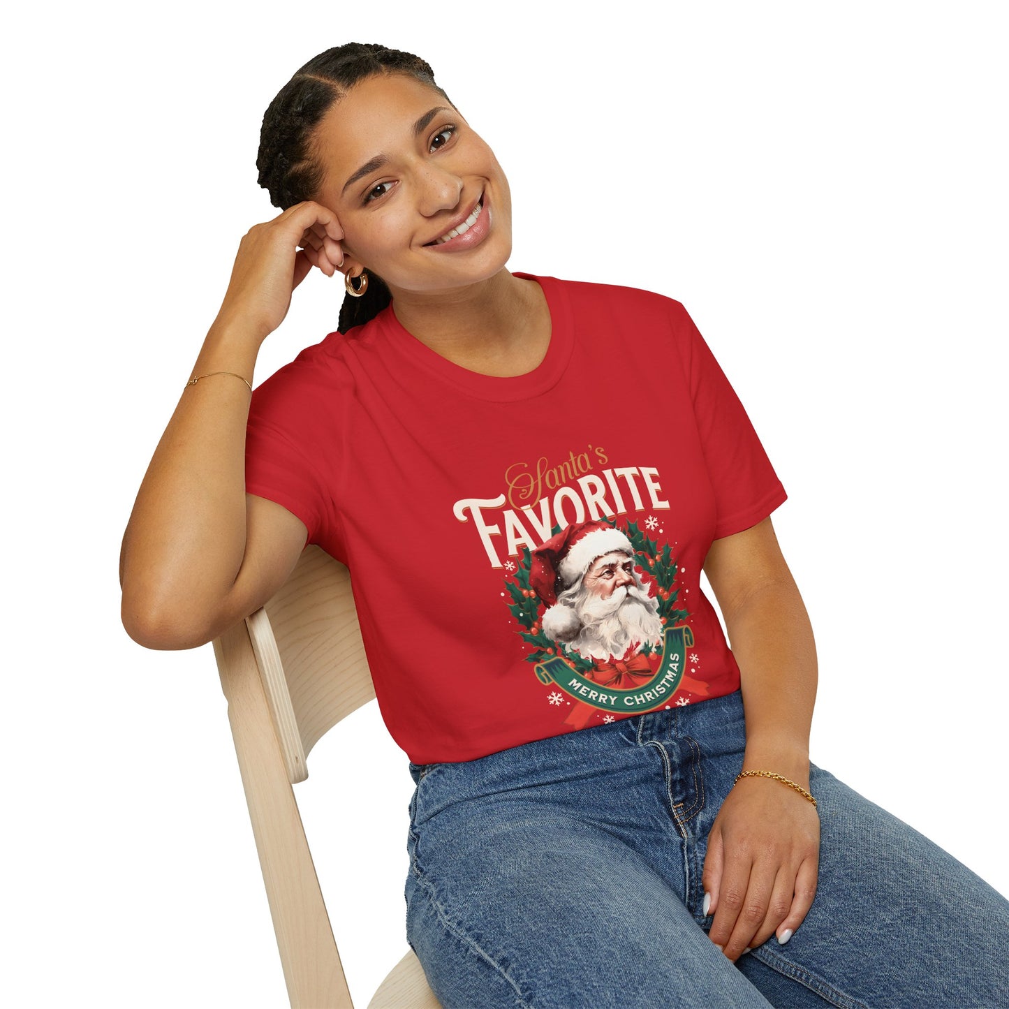 Santa's Favorite Softstyle T-Shirt