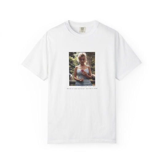 Marilyn Monroe 1957 Retro Photo Graphic T-Shirt