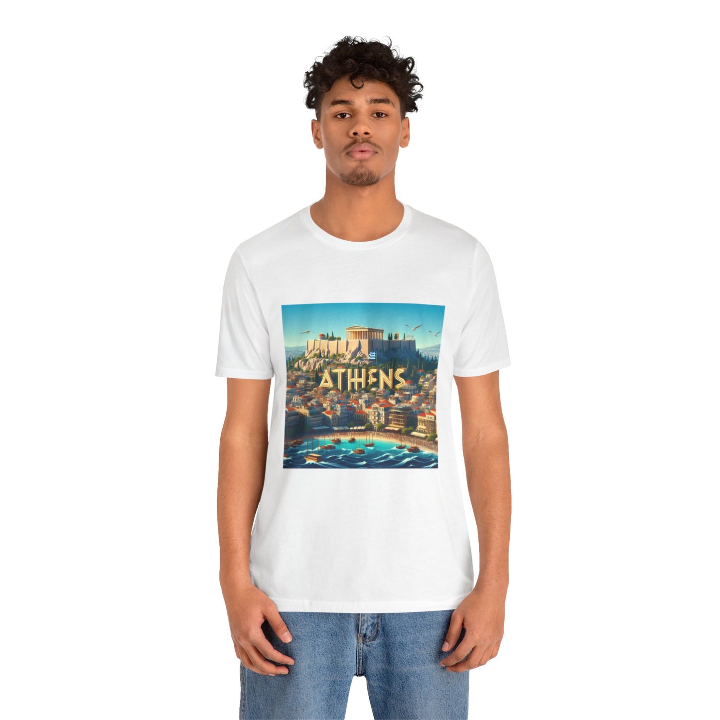 Athens Disney Pixar Style Jersey Short Sleeve Tee