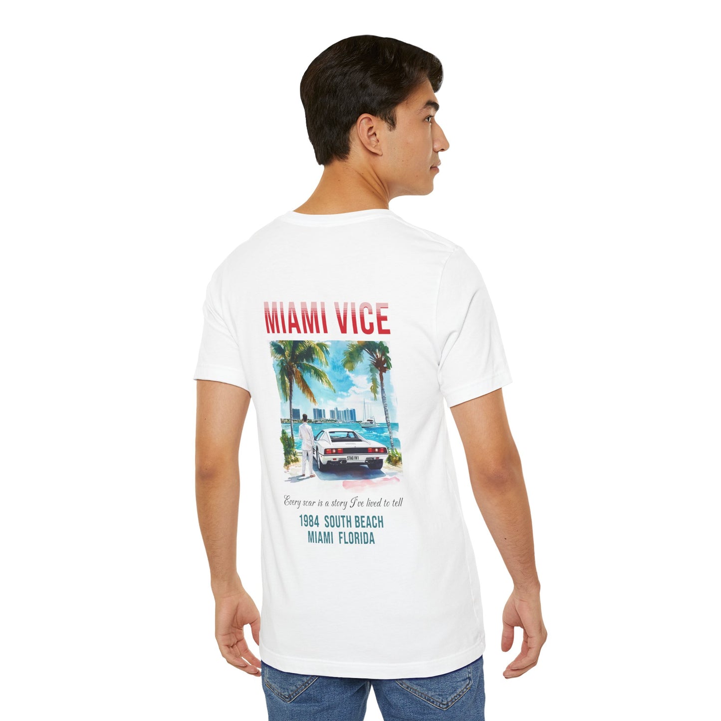 Miami Vice Jersey Short Sleeve Tee