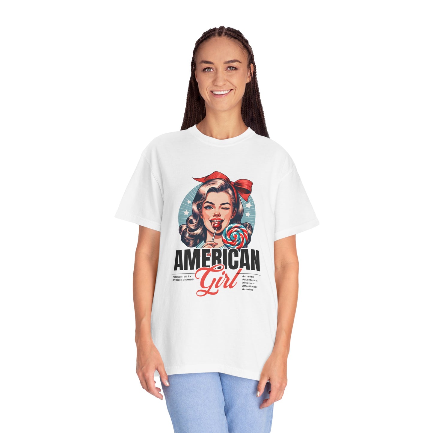 American Girl 1950s Retro Graphic T-Shirt