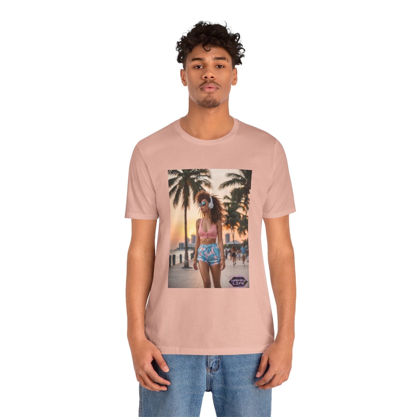 Chill Sunset Vibes Jersey Short Sleeve Tee