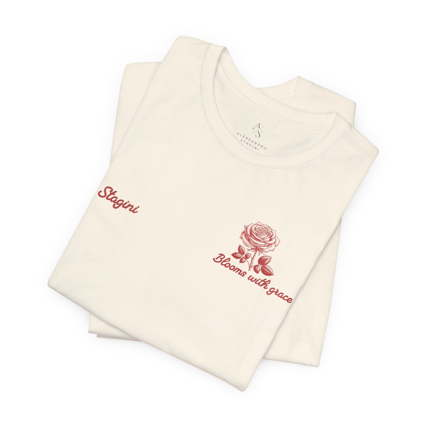 Rose Jersey Short Sleeve Tee