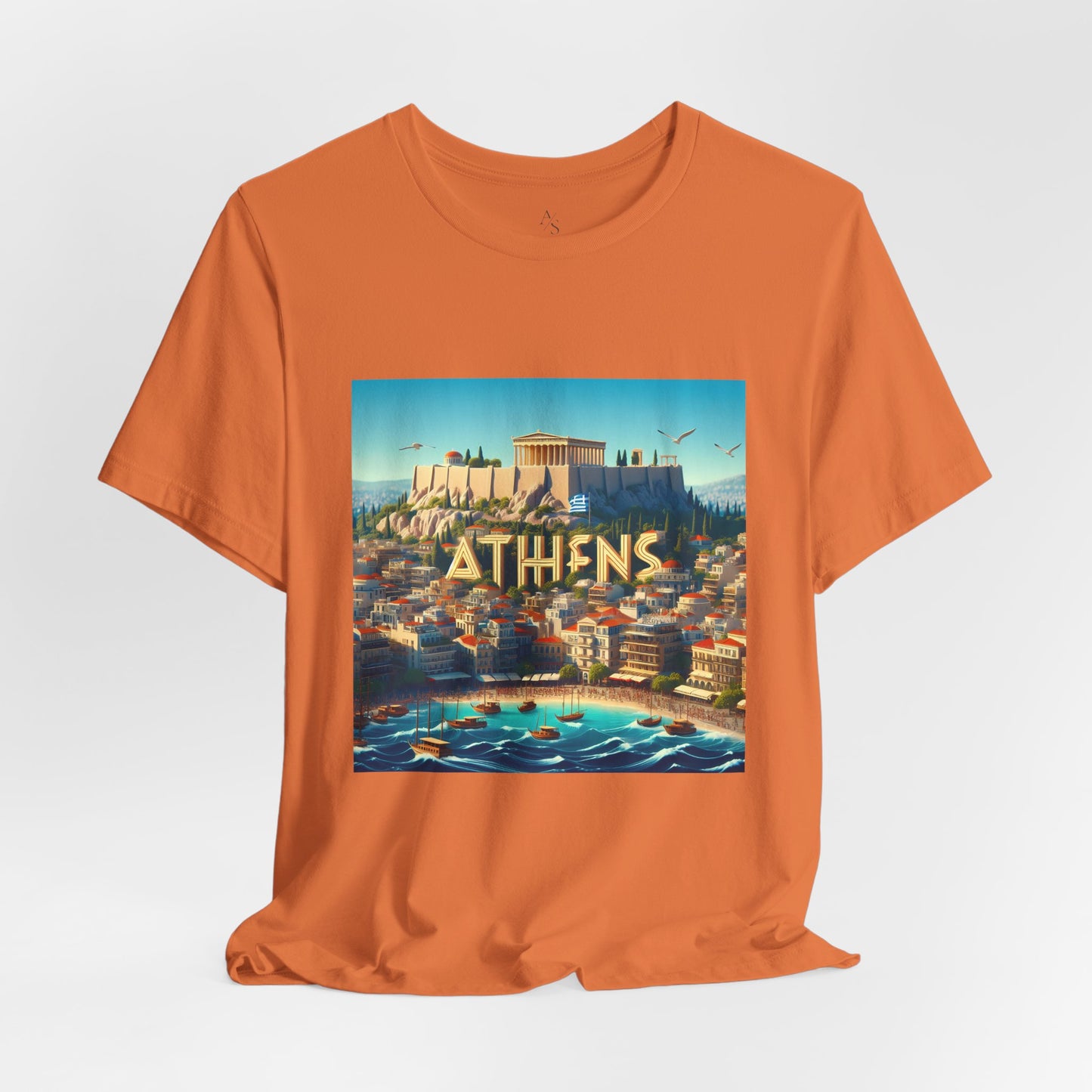 Athens Disney Pixar Style Jersey Short Sleeve Tee