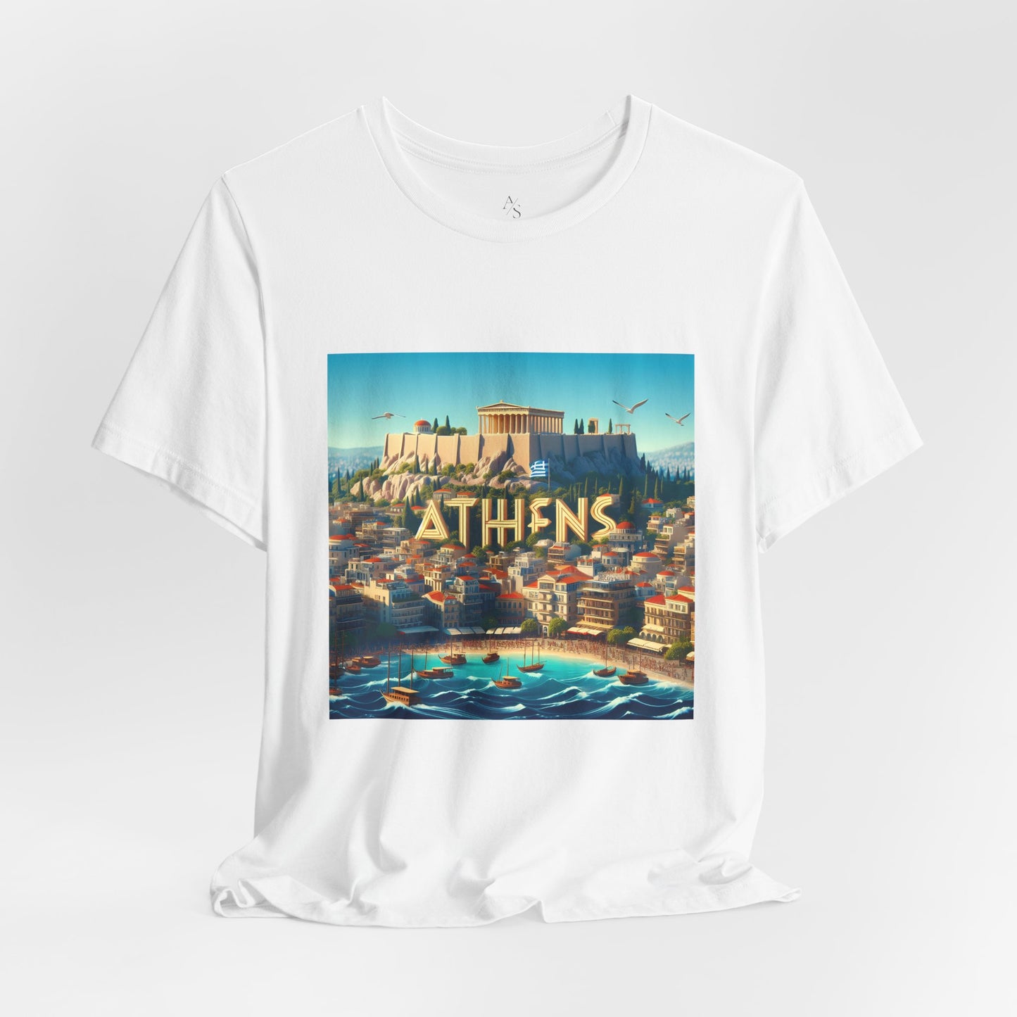 Athens Disney Pixar Style Jersey Short Sleeve Tee