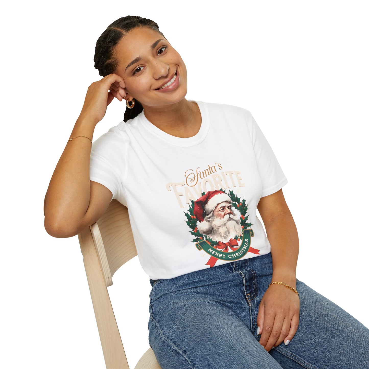 Santa's Favorite Softstyle T-Shirt