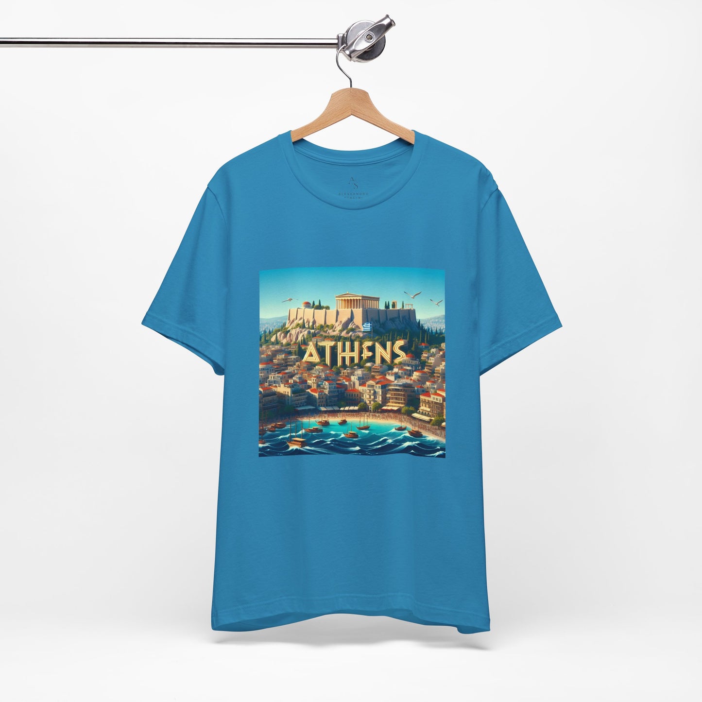 Athens Disney Pixar Style Jersey Short Sleeve Tee