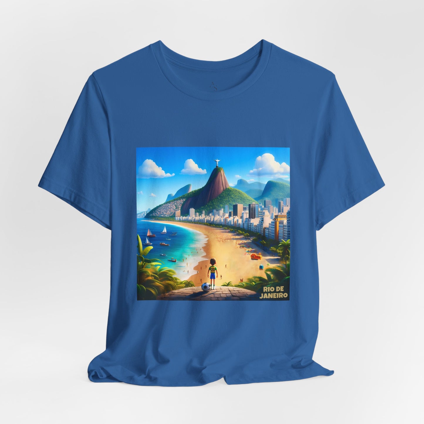 Rio De Janeiro Disney Pixar Style Jersey Short Sleeve Tee