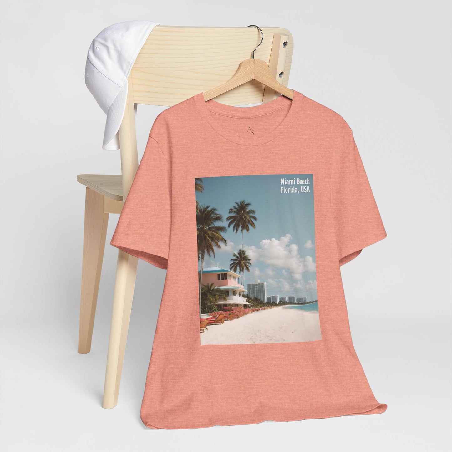 Miami Beach Jersey Short Sleeve Tee