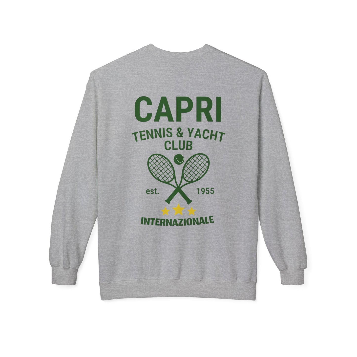 Capri Tennis & Yacht Club Vintage Graphic Sweatshirt