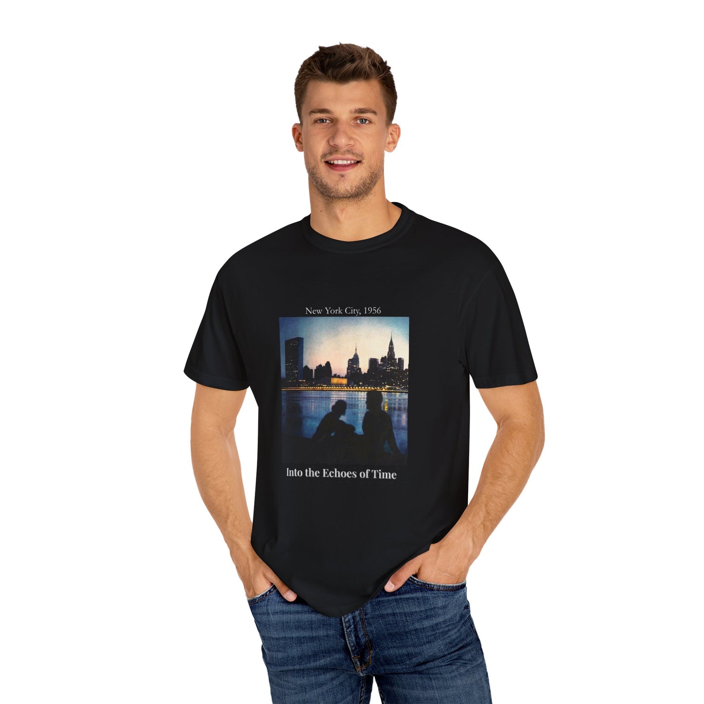 New York City Manhattan Photograph 1956 Graphic T-Shirt
