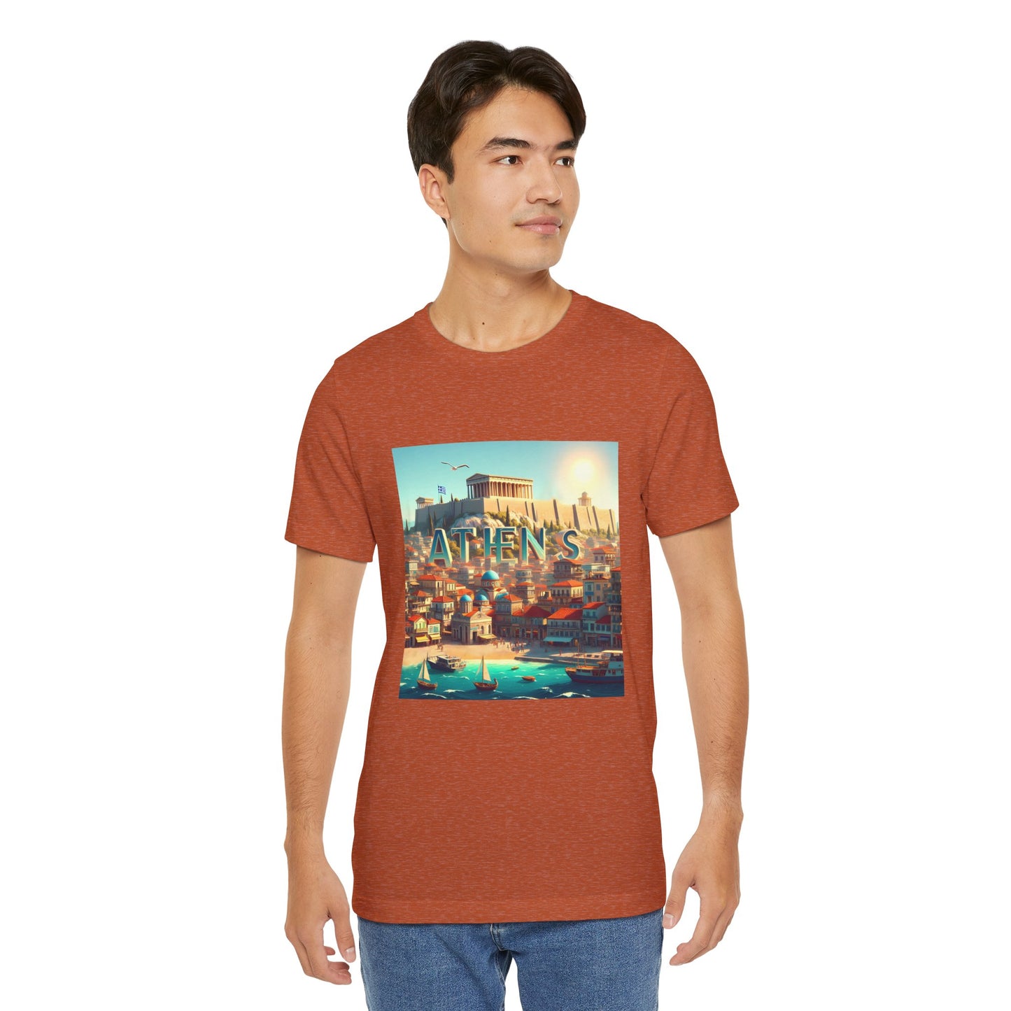 Athens Disney Pixar Style Jersey Short Sleeve Tee