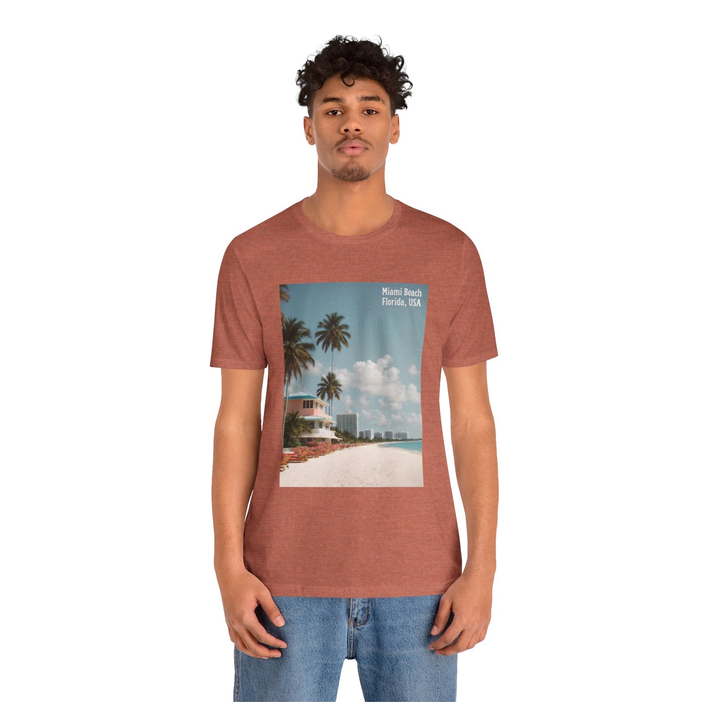 Miami Beach Jersey Short Sleeve Tee